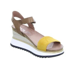 MJUS Damen Sandalette 912006 Keilsandaletten - Gelb -Mjus 10852356 06