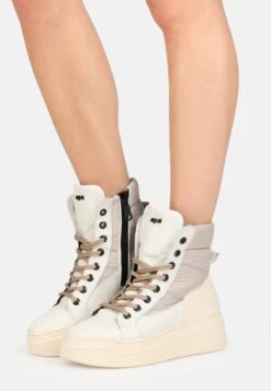 MJUS - Plateaustiefelette - Panna