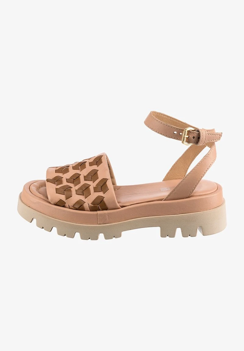 MJUS KLASSISCHE - Plateausandalette - Rosa Kombi 4 MJUS KLASSISCHE - Plateausandalette - Rosa Kombi – Bild 2