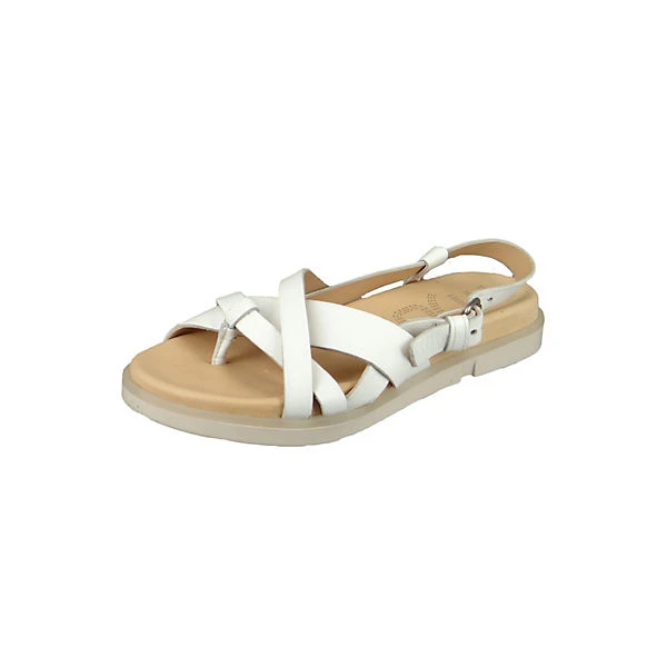 MJUS Damen Sandalen Ketta P07007-0201-6105 Weiß Ghiaccio Leder Klassische Sandalen - Weiß 4 MJUS Damen Sandalen Ketta P07007-0201-6105 Weiß Ghiaccio Leder Klassische Sandalen - Weiß – Bild 2