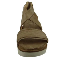 MJUS Damen Sandalen Tapasita Keil 866063-0201-6908 Rosa Gazella Leder Klassische Sandalen - Pink -Mjus 20536051 05