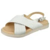MJUS Damen Sandalen Ketta P07006-0201-6001 Weiß Bianco Leder Klassische Sandalen - Weiß -Mjus 20536052 01