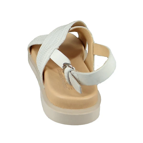 MJUS Damen Sandalen Ketta P07006-0201-6001 Weiß Bianco Leder Klassische Sandalen - Weiß 6 MJUS Damen Sandalen Ketta P07006-0201-6001 Weiß Bianco Leder Klassische Sandalen - Weiß – Bild 4