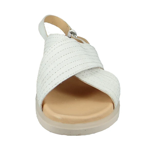 MJUS Damen Sandalen Ketta P07006-0201-6001 Weiß Bianco Leder Klassische Sandalen - Weiß 8 MJUS Damen Sandalen Ketta P07006-0201-6001 Weiß Bianco Leder Klassische Sandalen - Weiß – Bild 6