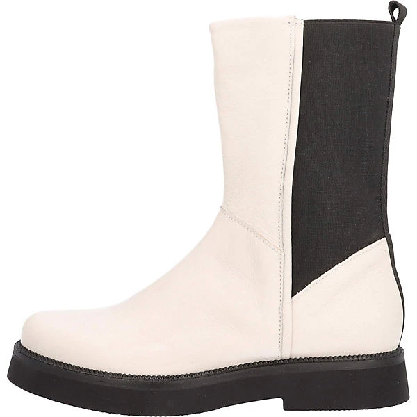 MJUS High Top Chelsea Boots Klassische Stiefeletten - Weiß 4 MJUS High Top Chelsea Boots Klassische Stiefeletten - Weiß – Bild 2