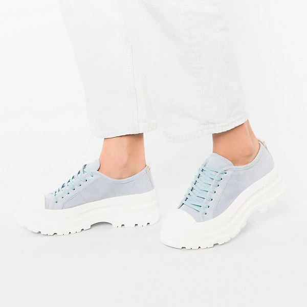 MJUS Sneakers Low - Hellblau 4 MJUS Sneakers Low - Hellblau – Bild 2