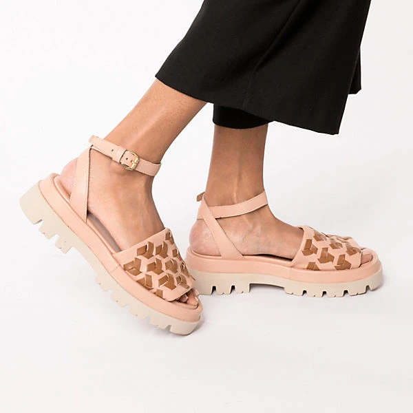 MJUS Klassische Sandalen - Rosa-kombi 4 MJUS Klassische Sandalen - Rosa-kombi – Bild 2