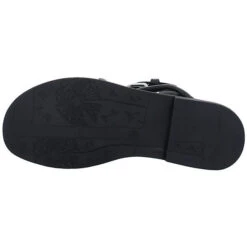 MJUS Damen Riemchensandalen Twwt Sandale Fußbett Bequem Freizeit Glattleder Uni Riemchensandalen - Schwarz 13 MJUS Damen Riemchensandalen Twwt Sandale Fußbett Bequem Freizeit Glattleder Uni Riemchensandalen - Schwarz -Mjus 24539034 03