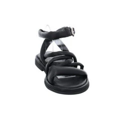 MJUS Damen Riemchensandalen Twwt Sandale Fußbett Bequem Freizeit Glattleder Uni Riemchensandalen - Schwarz 14 MJUS Damen Riemchensandalen Twwt Sandale Fußbett Bequem Freizeit Glattleder Uni Riemchensandalen - Schwarz -Mjus 24539034 04