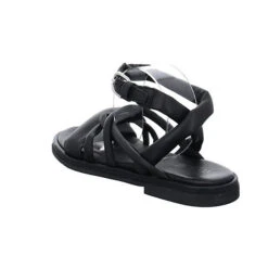 MJUS Damen Riemchensandalen Twwt Sandale Fußbett Bequem Freizeit Glattleder Uni Riemchensandalen - Schwarz 15 MJUS Damen Riemchensandalen Twwt Sandale Fußbett Bequem Freizeit Glattleder Uni Riemchensandalen - Schwarz -Mjus 24539034 05
