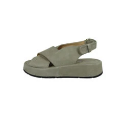 MJUS Damen Sandalen Acighe P46004-0101 Grau 6368 Canapa Leder Klassische Sandalen - Grau -Mjus 25684467 03