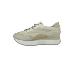 MJUS Damen Low Sneaker Fizz Low Top P49101-0201 Creme 0001 Capppucino Latte Leder Und Textil Sneakers Low - Beige -Mjus 25684483 04