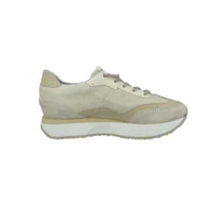 MJUS Damen Low Sneaker Fizz Low Top P49101-0201 Creme 0001 Capppucino Latte Leder Und Textil Sneakers Low - Beige -Mjus 25684483 06