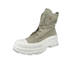 MJUS Damen Low Sneaker Beau High Top P55201-0101 Grau 6368 Canapa Leder Sneakers Low - Grau