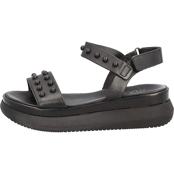 MJUS Nietensandale Klassische Sandalen - Schwarz 4 MJUS Nietensandale Klassische Sandalen - Schwarz – Bild 2