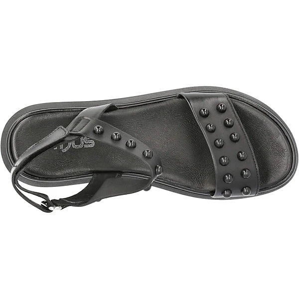 MJUS Nietensandale Klassische Sandalen - Schwarz 7 MJUS Nietensandale Klassische Sandalen - Schwarz – Bild 5