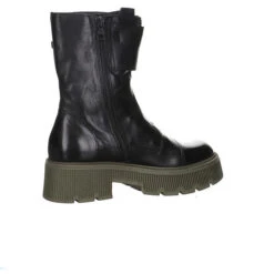 MJUS Biker Boots Zierreißverschluss Glattleder Uni Biker Boots - Schwarz -Mjus 26626306 05
