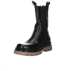 MJUS Chelsea Boots Glattleder Uni Chelsea Boots - Schwarz