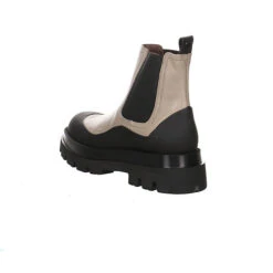 MJUS Damen Sportliche Stiefelette 8376+8329 Juppy P70203-0101 Schwarz 1 Nero Opale Leder Ankle Boots - Beige/schwarz -Mjus 26627056 07