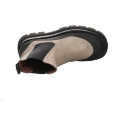 MJUS Damen Sportliche Stiefelette 8376+8329 Juppy P70203-0101 Schwarz 1 Nero Opale Leder Ankle Boots - Beige/schwarz -Mjus 26627056 09