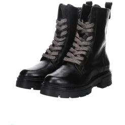 MJUS Damen Stiefeletten Schuhe Boots Elegant Freizeit Glattleder Uni Schnürstiefel - Schwarz 13 MJUS Damen Stiefeletten Schuhe Boots Elegant Freizeit Glattleder Uni Schnürstiefel - Schwarz -Mjus 26627283 06