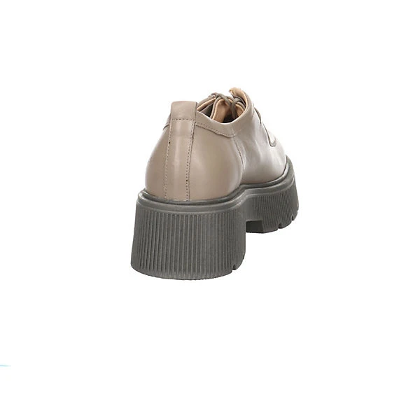 MJUS Damen Schnürhalbschuhe Halbschuhe Klassisch Elegant Schuhe Glattleder Uni Schnürschuhe - Beige 6 MJUS Damen Schnürhalbschuhe Halbschuhe Klassisch Elegant Schuhe Glattleder Uni Schnürschuhe - Beige – Bild 4