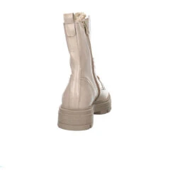 MJUS Damen Stiefeletten Schuhe Boots Elegant Freizeit Lackleder Uni Schnürstiefeletten - Beige -Mjus 26628641 04