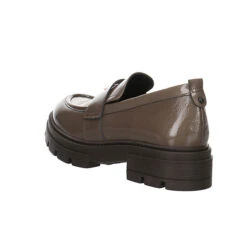 MJUS Damen Slipper Schuhe Slipper Freizeit Elegant Slip-Ons Lackleder Uni Klassische Slipper - Beige -Mjus 27036420 07