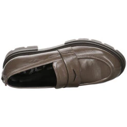 MJUS Damen Slipper Schuhe Slipper Freizeit Elegant Slip-Ons Lackleder Uni Klassische Slipper - Beige -Mjus 27036420 08