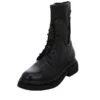 MJUS Schnürboots Leder-/Textilkombination Uni Schnürstiefel - Schwarz -Mjus 27068252 01