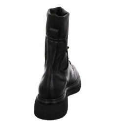MJUS Schnürboots Leder-/Textilkombination Uni Schnürstiefel - Schwarz -Mjus 27068252 04