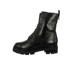 MJUS Damen Sportliche Stiefelette 8501 Beatrix M79245-0101 Schwarz 6002 Nero Leder Ankle Boots - Schwarz -Mjus 27570383 03