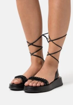 MJUS ACIGHE - Plateausandalette - Nero