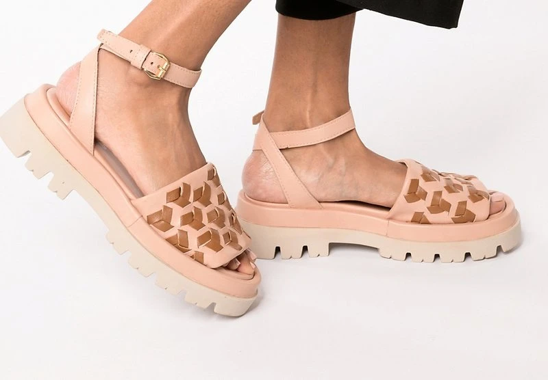 MJUS KLASSISCHE - Plateausandalette - Rosa Kombi 3 MJUS KLASSISCHE - Plateausandalette - Rosa Kombi