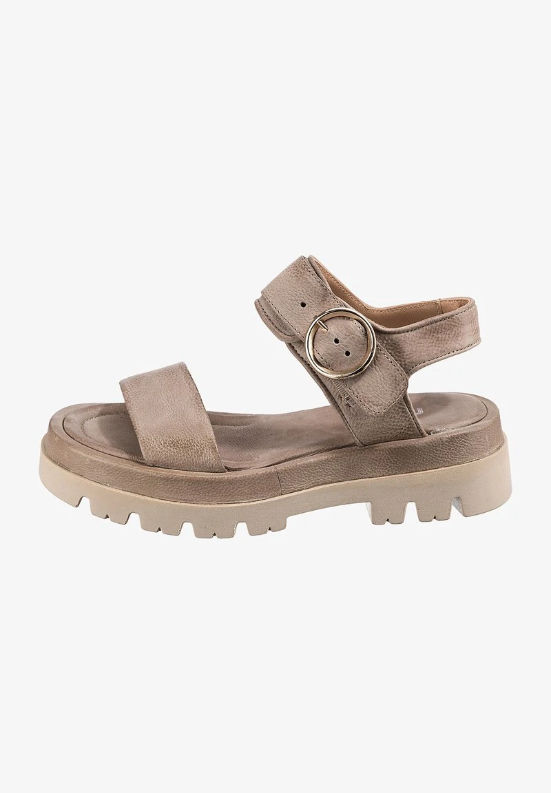 MJUS KLASSISCHE - Plateausandalette - Taupe 3 MJUS KLASSISCHE - Plateausandalette - Taupe